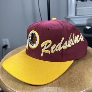 Vintage Apex One Pro Line Washington Redskins Snapback Hat Script Embroidered
